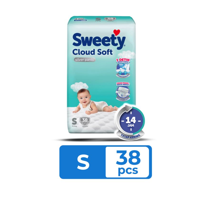 Sweety Silver Cloud Diapers Pants S38 1pack 1pack