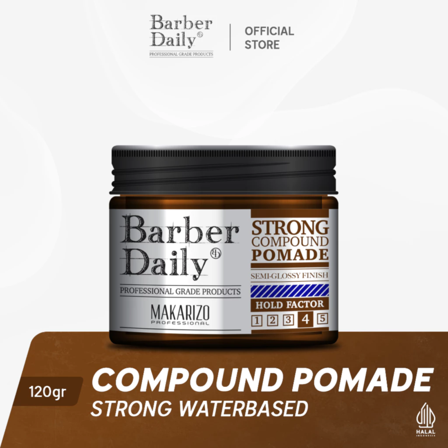Barber Daily Strong Compound Pomade Jar 120gram