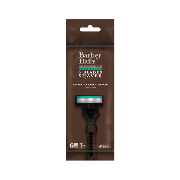 Barber Daily Shaver Six Blade Razor