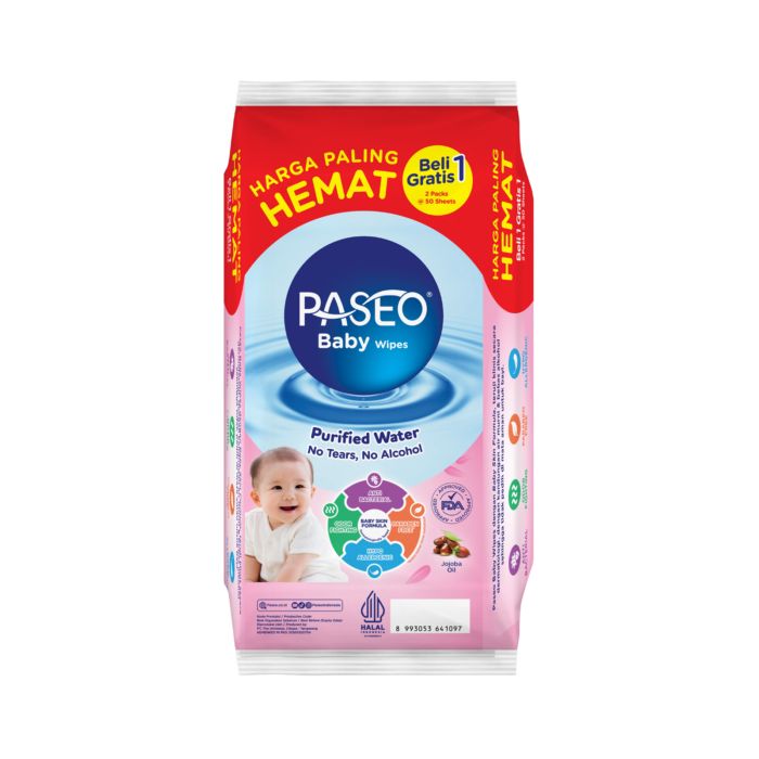 Buy 1 Get 1 Paseo Baby Changing Diaper Tisu Basah