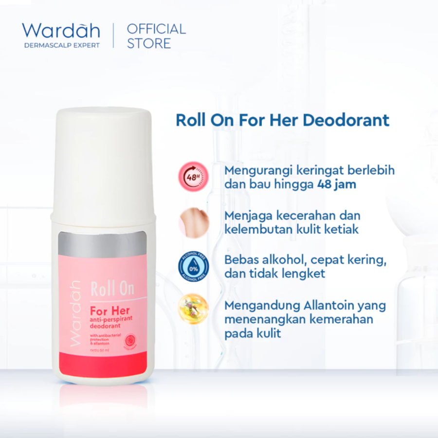 Wardah For Her Deodorant Roll On 60ml