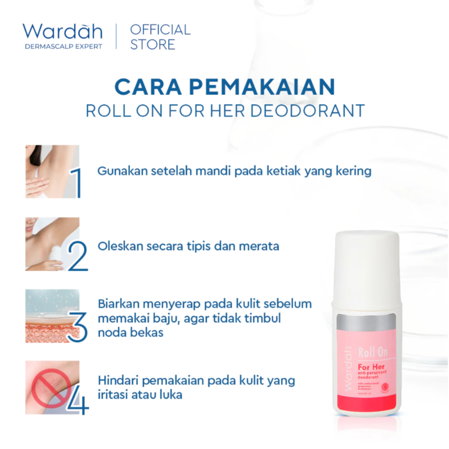 Wardah For Her Deodorant Roll On 60ml