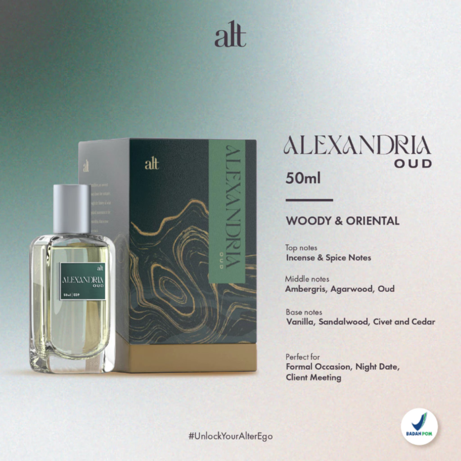 ALT Perfumery Alexandria Oud Eau de Parfum Single Pack 5ml