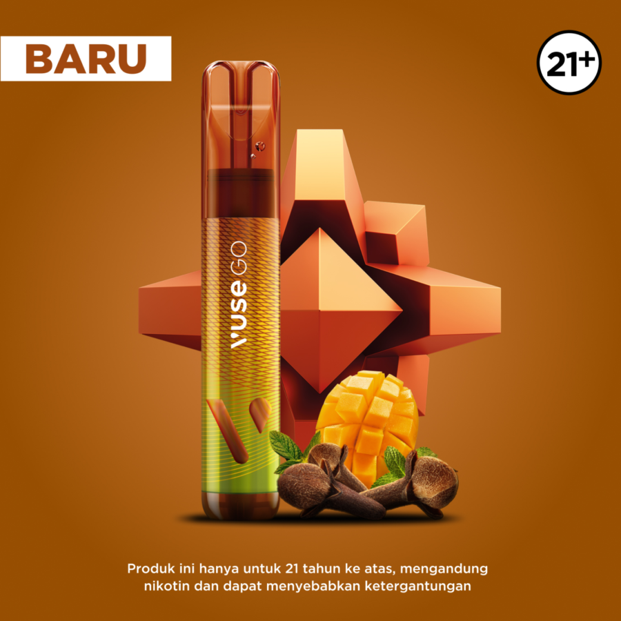 Vuse Go 1000 Clove Vusion Rokok Elektrik 1pcs