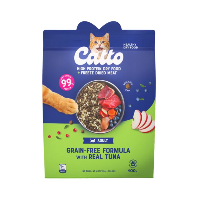Catto Grain Free Tuna Adult Makanan Kucing Kering