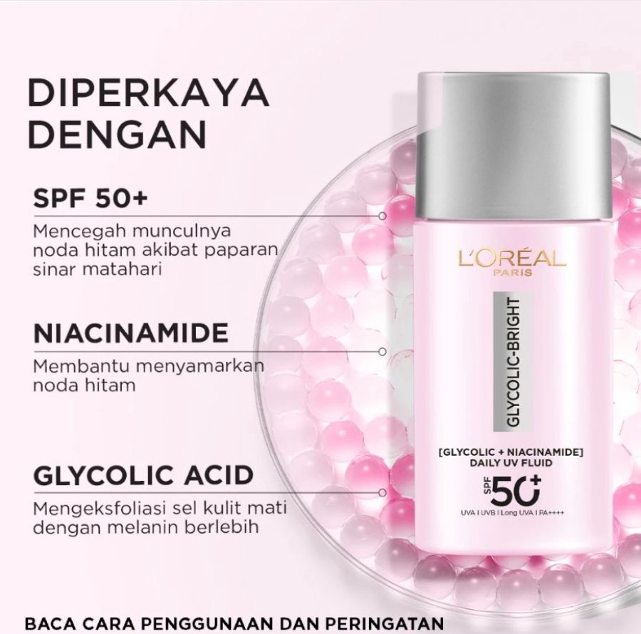 L'Oreal Paris Glyco Bright Anti Dark Spot UV SPF 50+ PA+++ Sunscreen 50ml