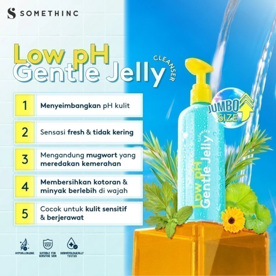 Somethinc Low pH Gentle Jelly Cleanser Facial Wash 100ml