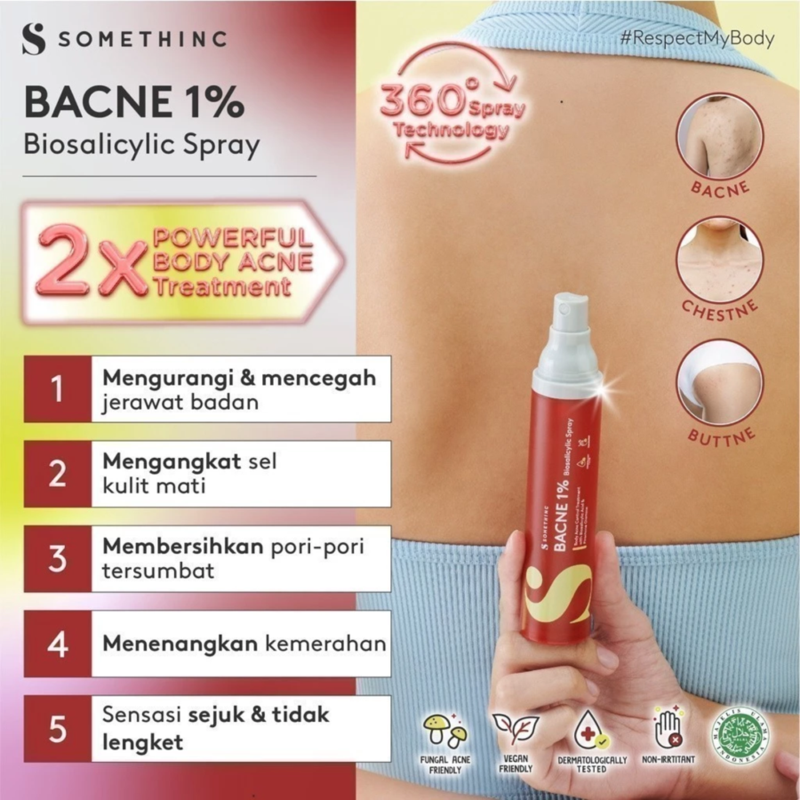 Somethinc Bacne 1% Biosalicylic Spray 50ml