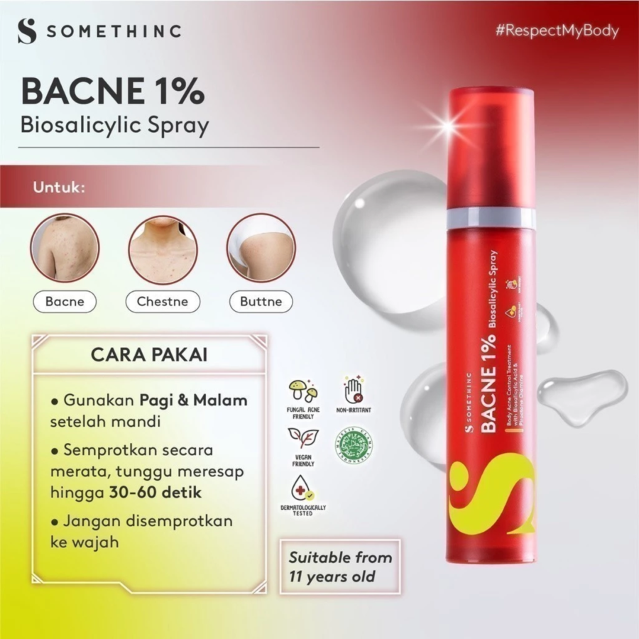 Somethinc Bacne 1% Biosalicylic Spray 50ml