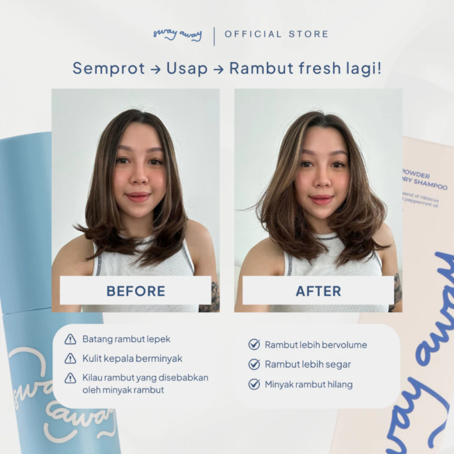 Sway Away Powder Dry Shampoo 24gram