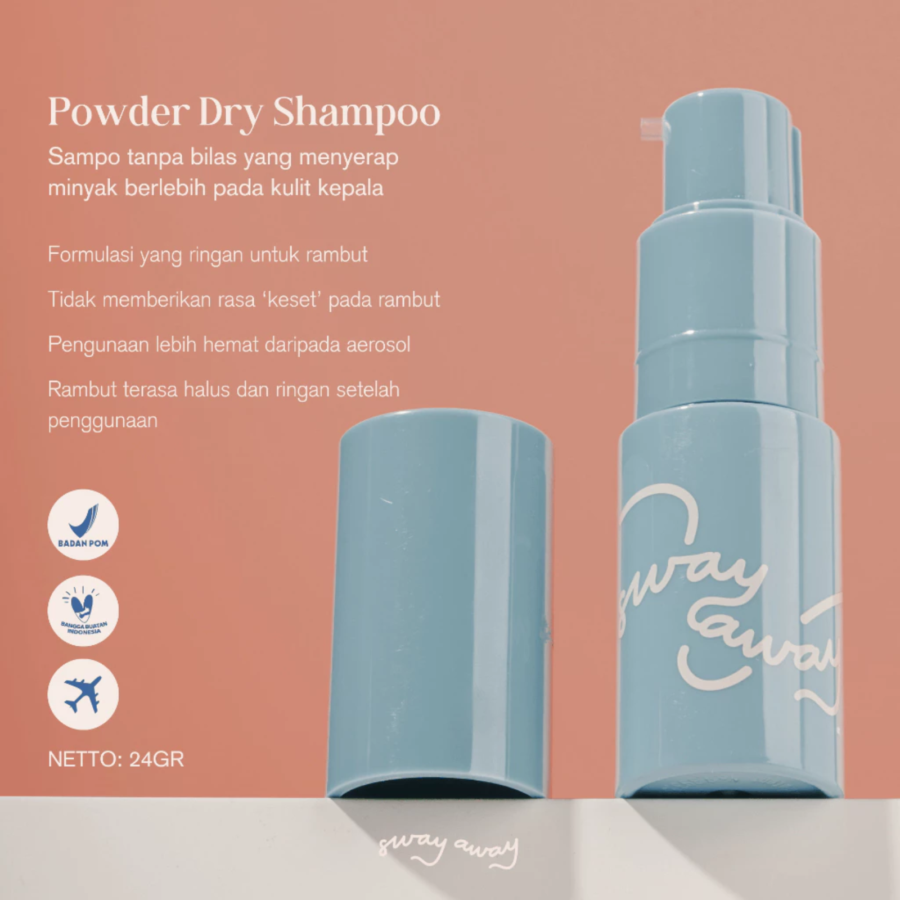 Sway Away Powder Dry Shampoo 24gram