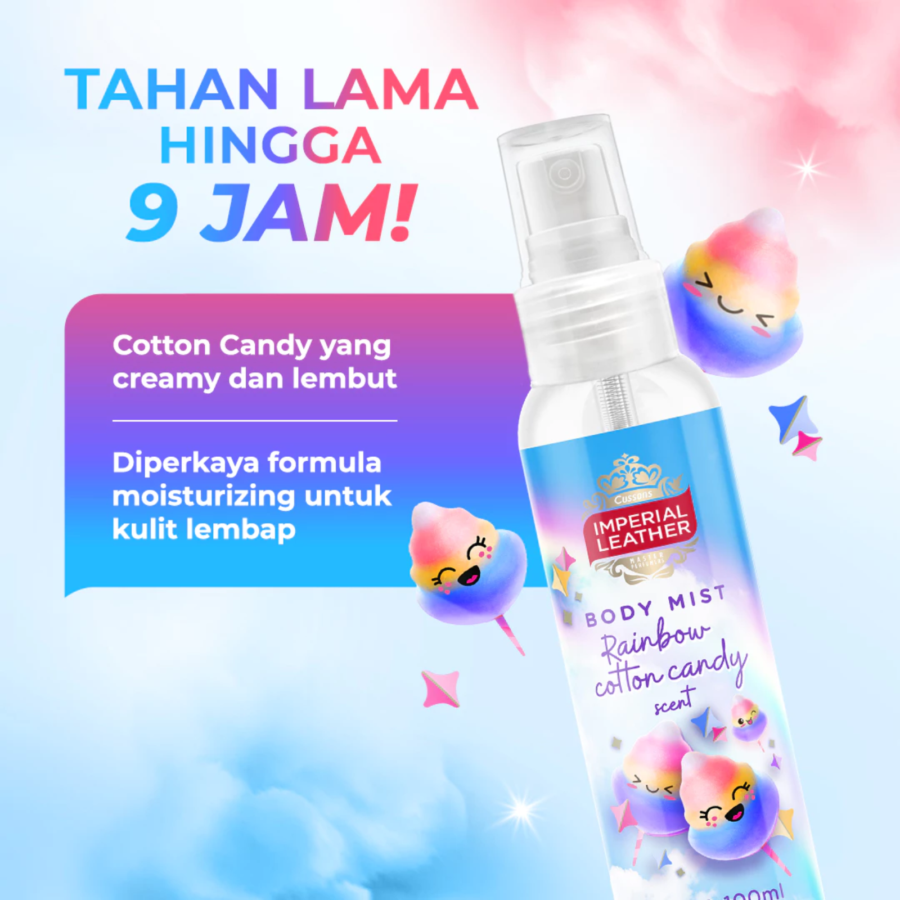 Imperial Leather Rainbow Cotton Candy Body Mist 100ml
