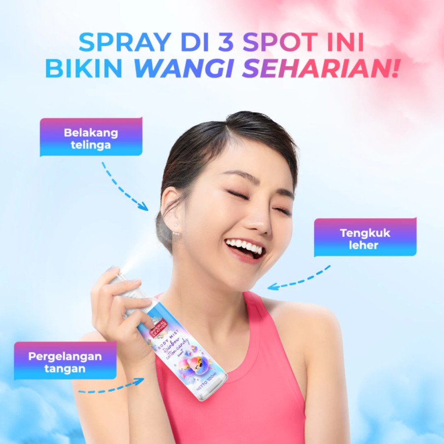 Imperial Leather Rainbow Cotton Candy Body Mist 100ml