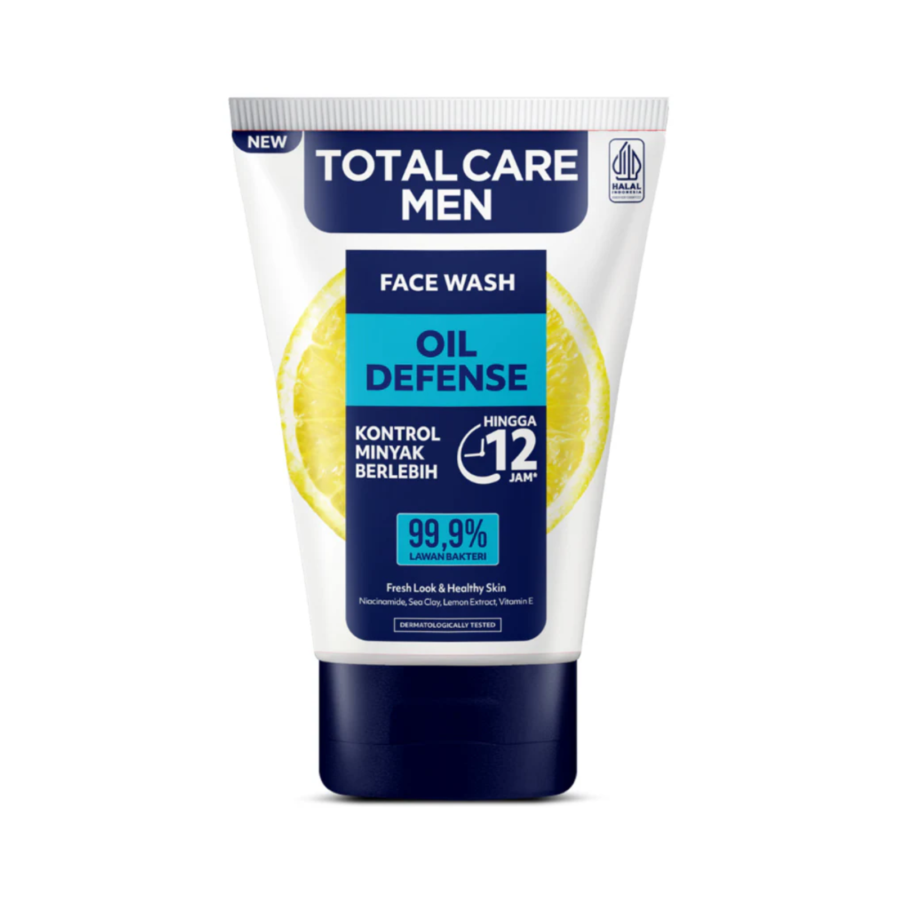 Total Care Men Oil Defense Face Wash 100ml