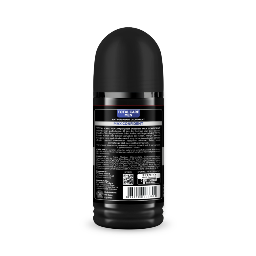 Total Care Men Max Confident Deodorant Roll On 50ml