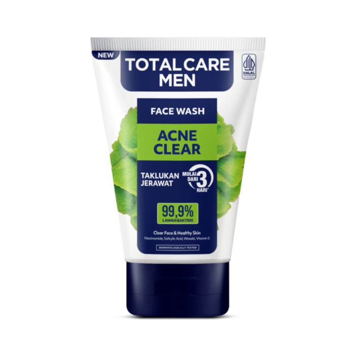 Total Care Men Acne Clear Face Wash 100ml