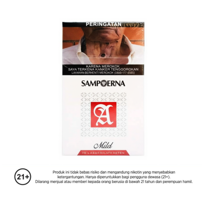 Sampoerna A Mild Red Box Filter Rokok Batang