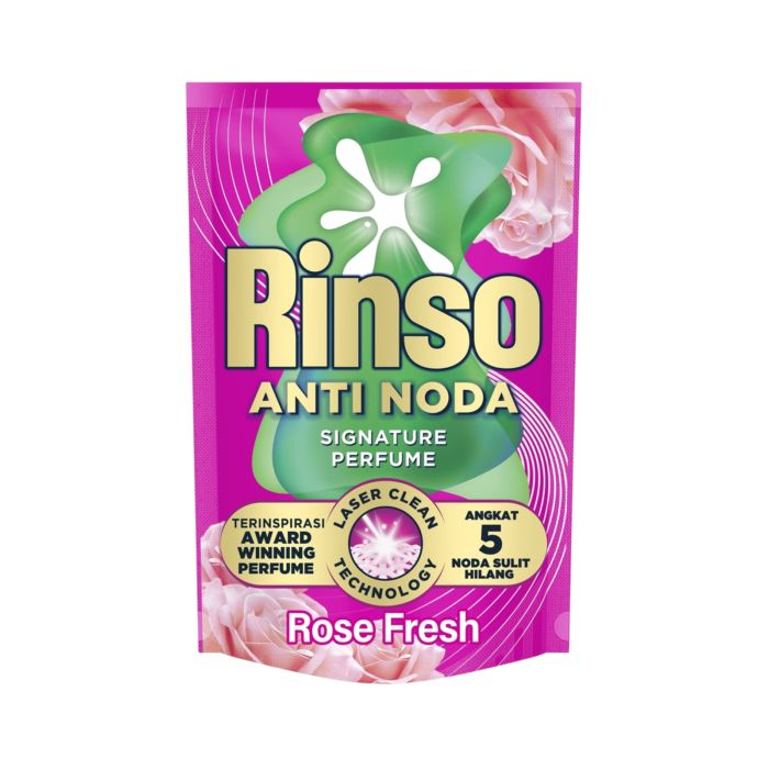 Rinso Anti Noda Rose Fresh Deterjen Cair