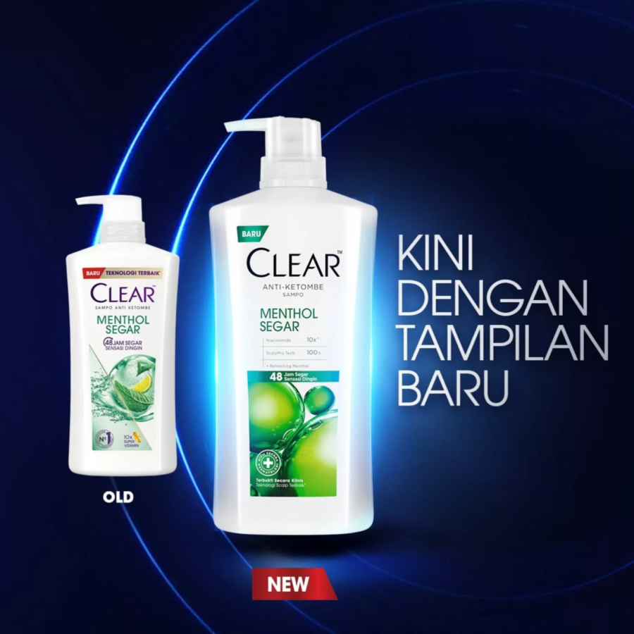 Clear Menthol Segar Anti-Ketombe Shampo 660ml