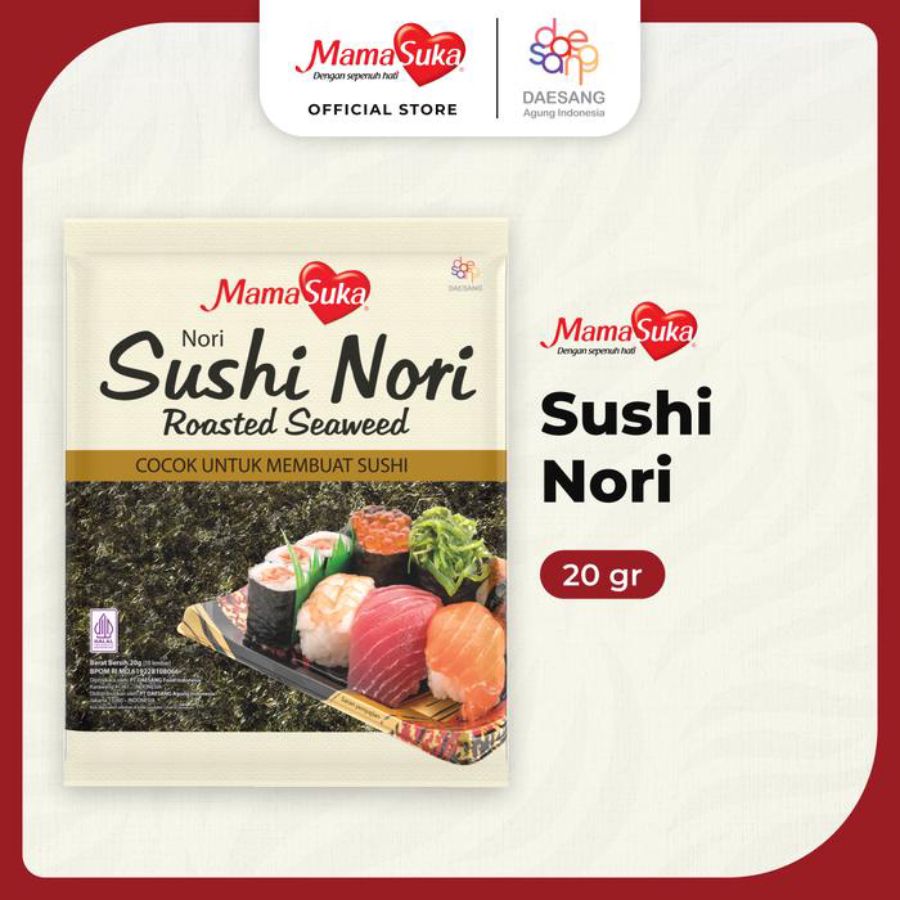 Mamasuka Sushi Nori Roasted Seaweed 20gram