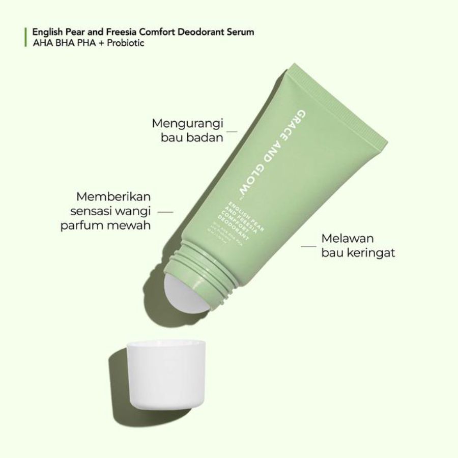 Grace and Glow English Pear & Freesia Comfort Deodorant Serum 50ml