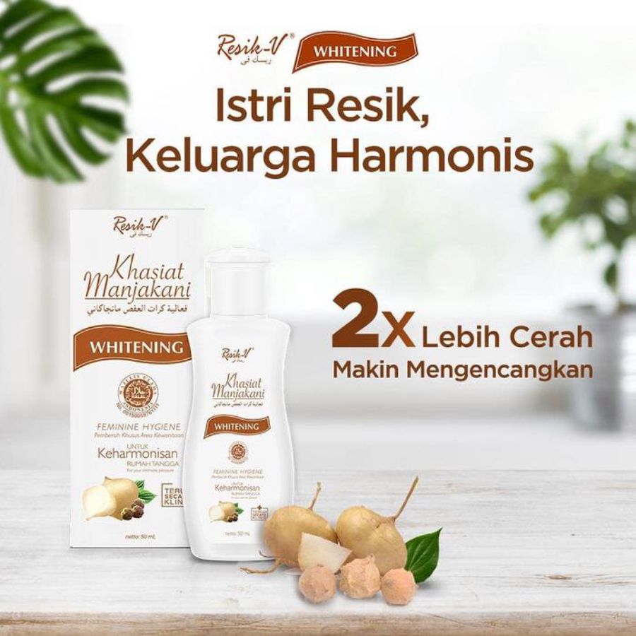 Resik-V Khasiat Manjakani Whitening Feminine Hygiene 90ml