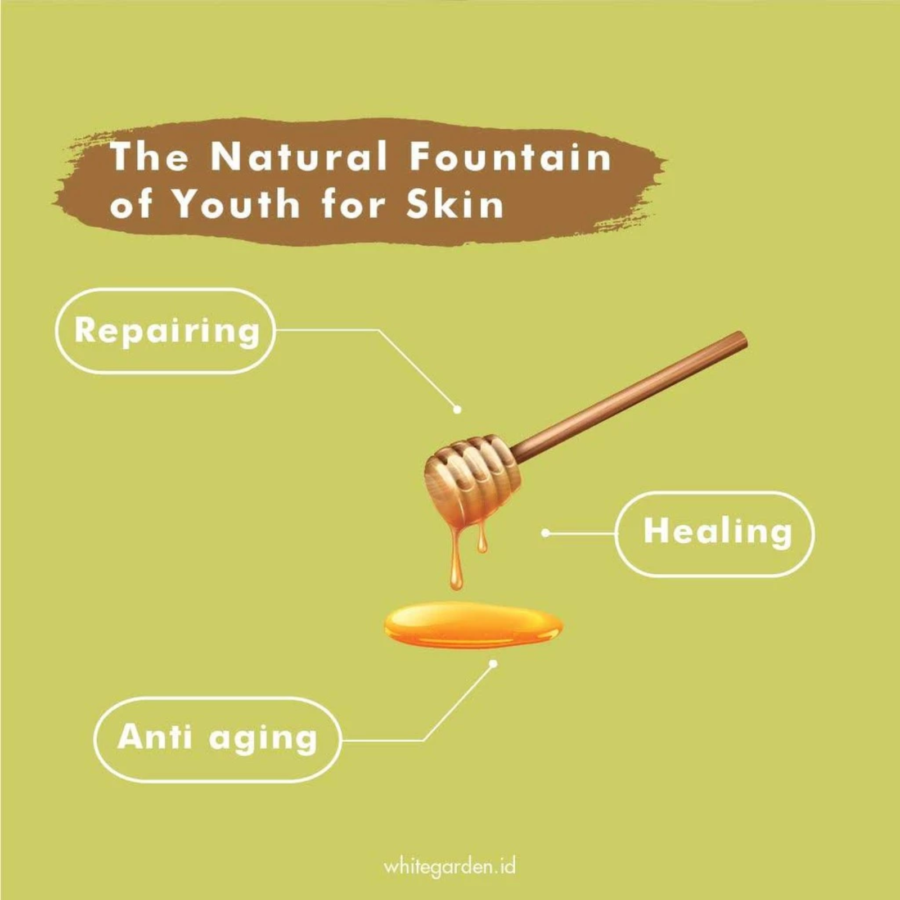 White Garden Revitalizing Royal Jelly, Honey & Goat Milk Shower Cream Refill 900ml