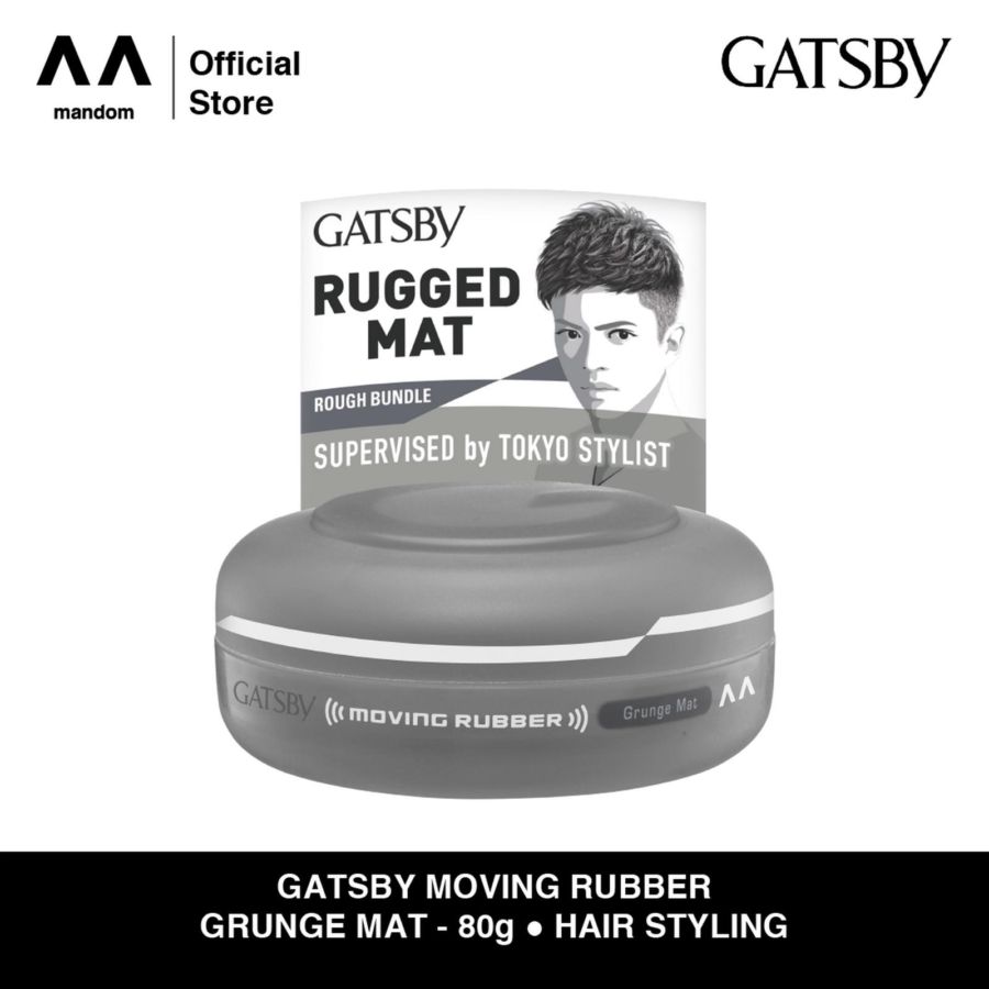 Gatsby Moving Rubber Grunge Mat Gel Rambut 80gram