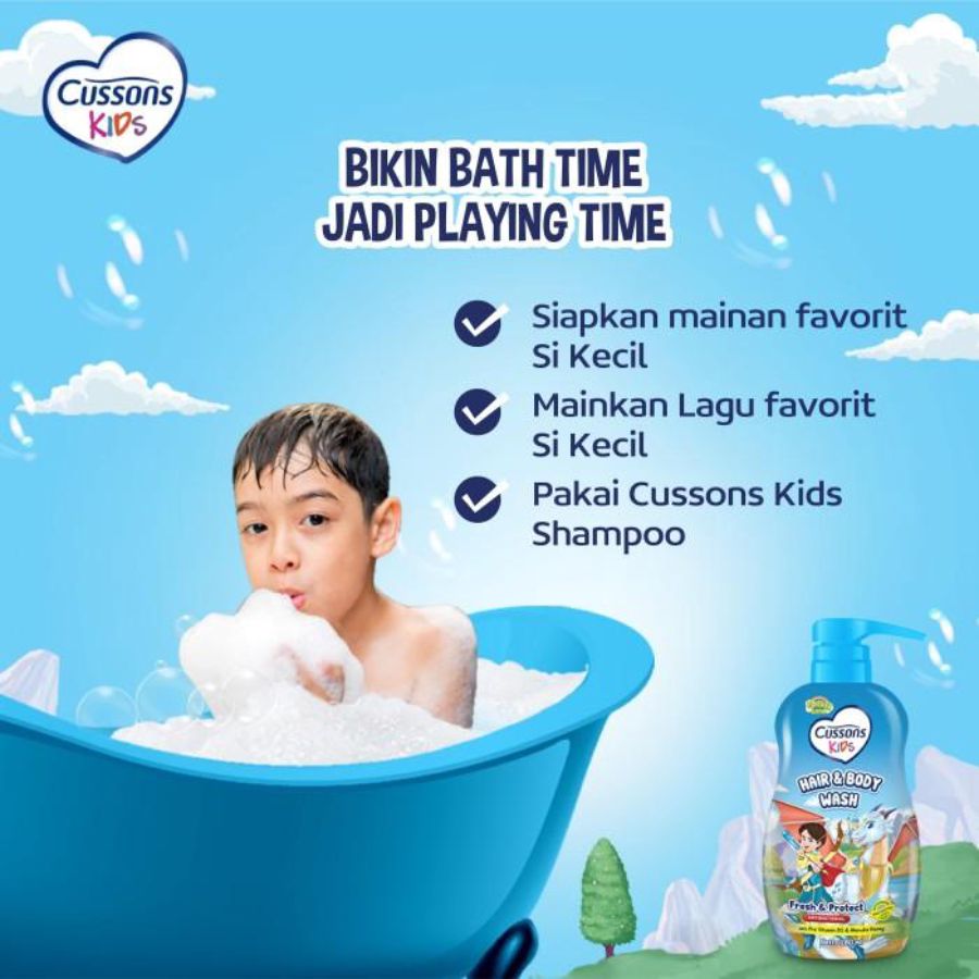 Cussons Kids Hair & Body Wash Fresh Protect 280ml