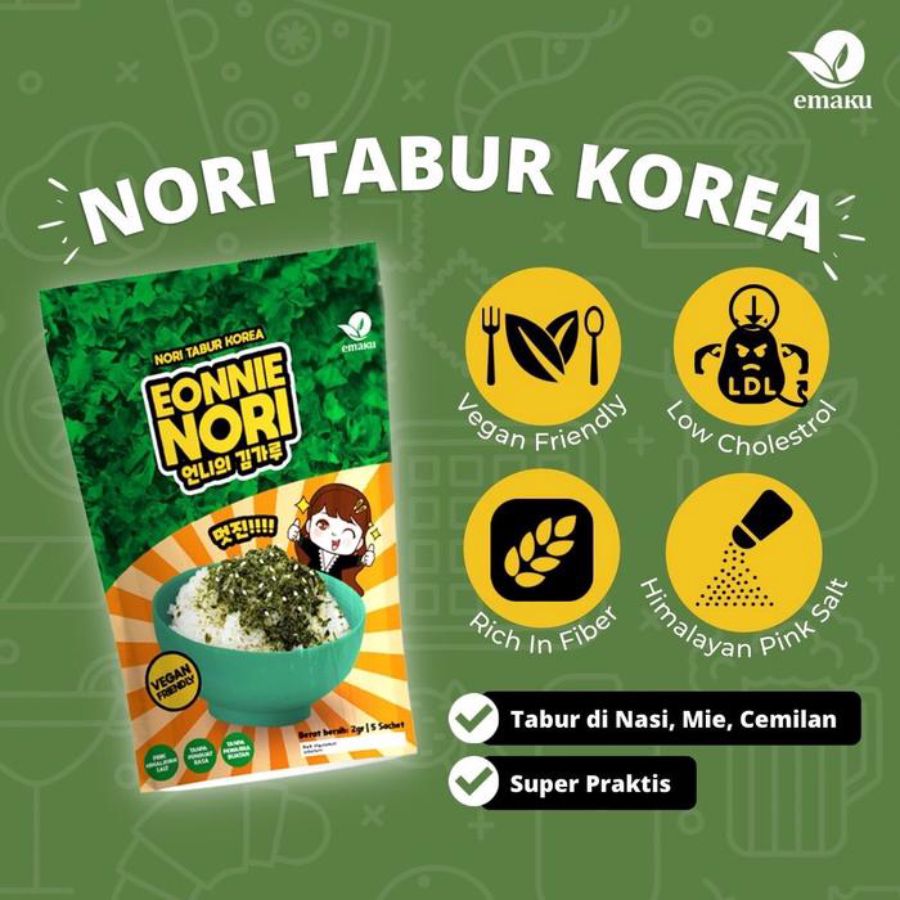Emaku Eonnie Nori Tabur Korea 2gr 5pcs