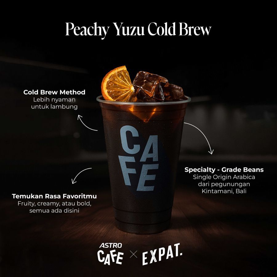Peachy Yuzu Cold Brew AC x Expat Roasters. - Large 18oz