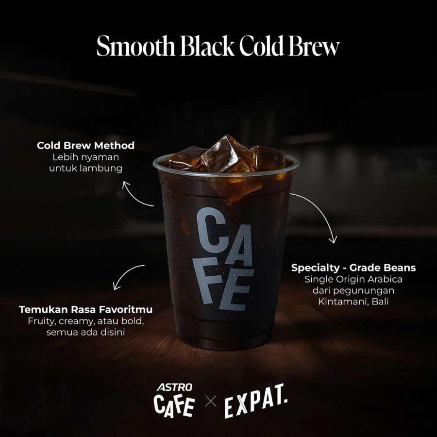 Smooth Black Cold Brew AC x Expat Roasters. - Regular 12oz
