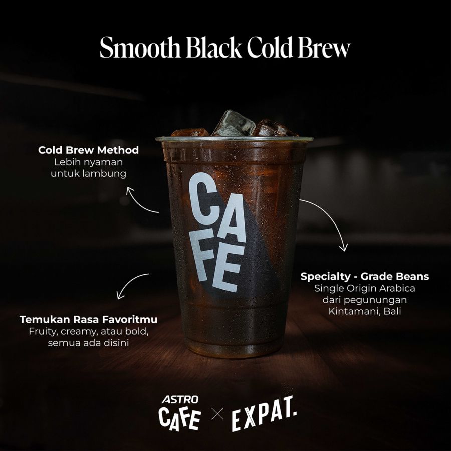 Smooth Black Cold Brew AC x Expat Roasters. - Large 18oz