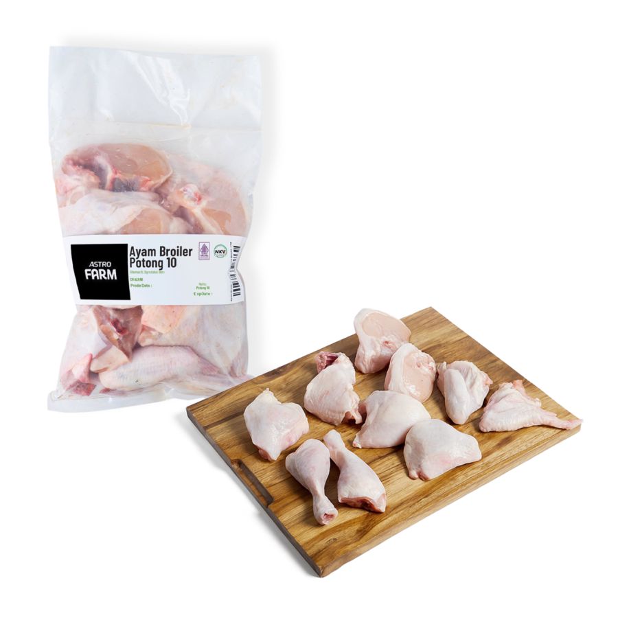 Ayam Broiler 10 Potong Astro Farm 1kg 1kg