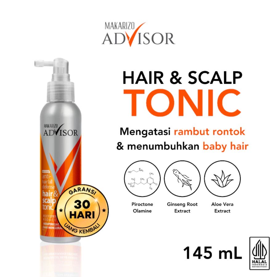 Makarizo Advisor Anti Hairfall Defense Hair & Scalp Tonic 145ml