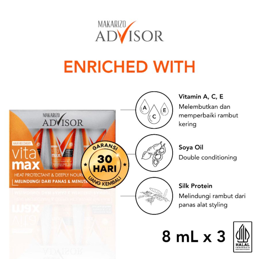 Makarizo Advisor Hair Recovery Vitamax 3pcs
