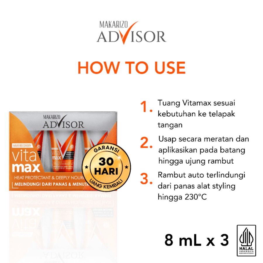Makarizo Advisor Hair Recovery Vitamax 3pcs