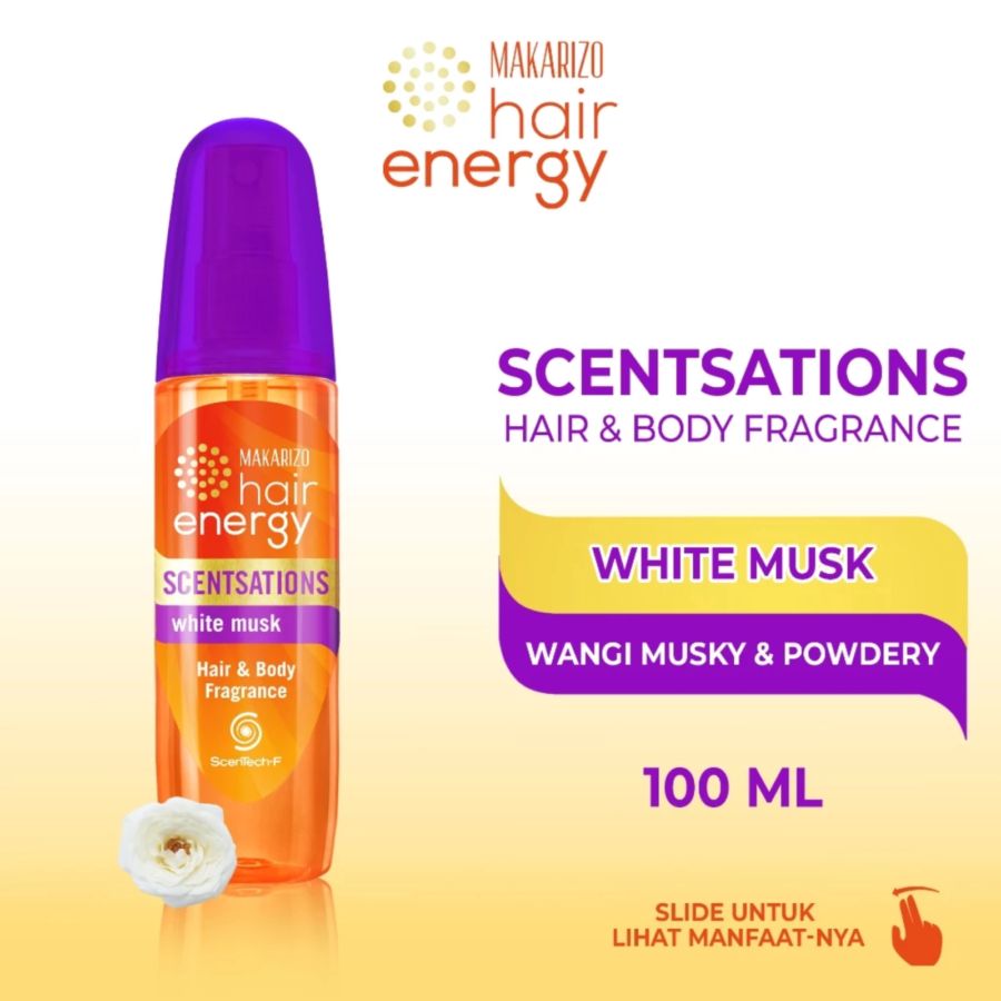 Makarizo Hair Energy Scentsations White Musk Hair Fragrance 100ml