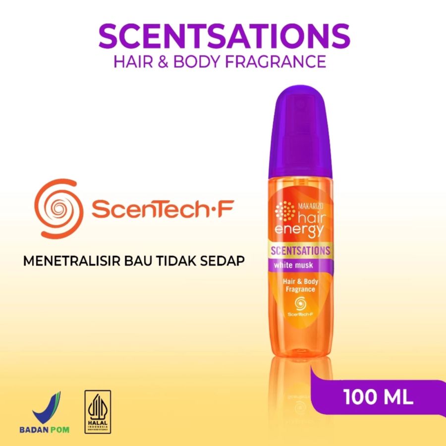 Makarizo Hair Energy Scentsations White Musk Hair Fragrance 100ml