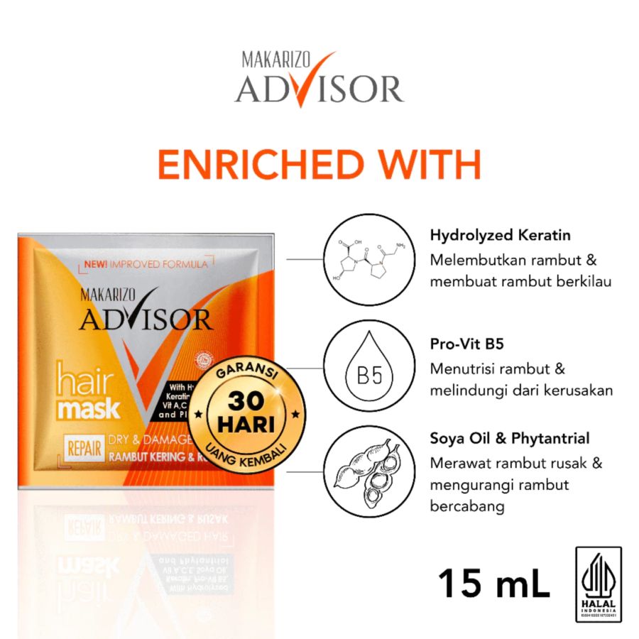 Makarizo Hair Energy Hair Repair Mask 15ml