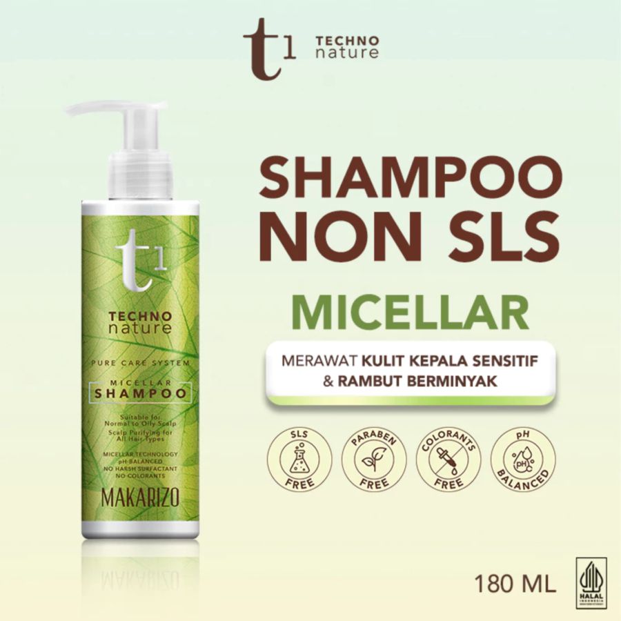 Makarizo Techno Nature Micellar Shampoo 180ml