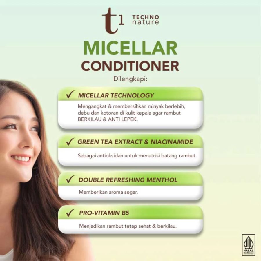 Makarizo T1 Techno Nature Micellar Conditioner 180ml