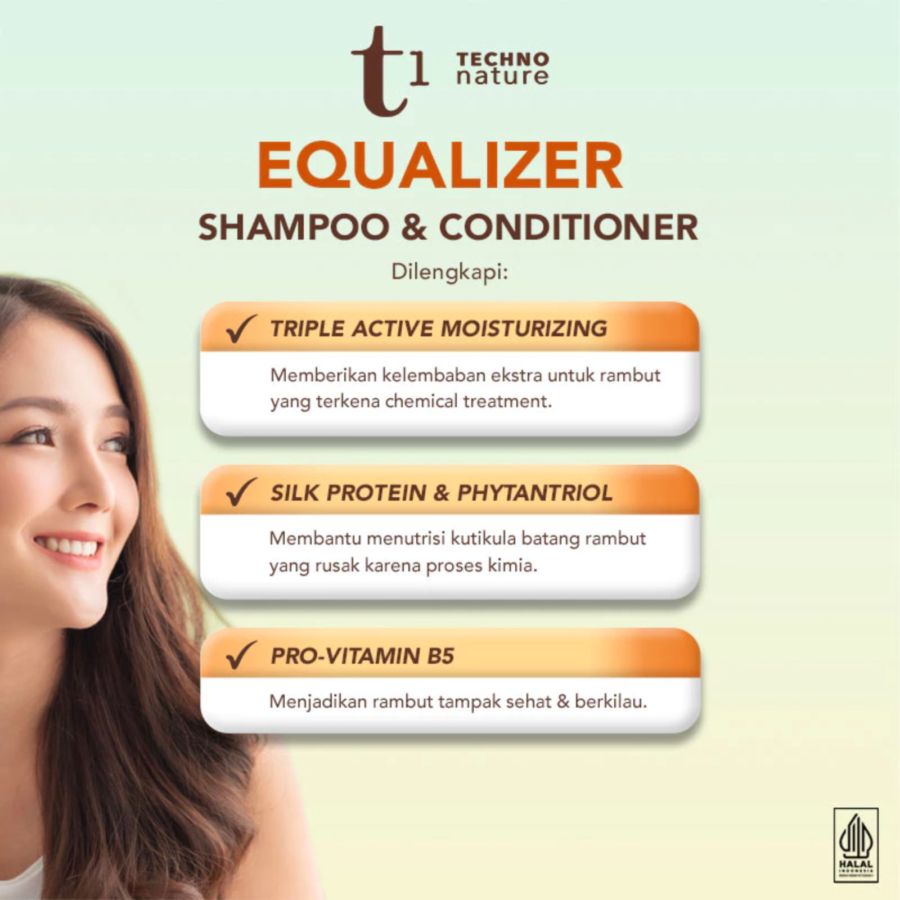 Makarizo Techno Nature Equalizer Shampoo 180ml