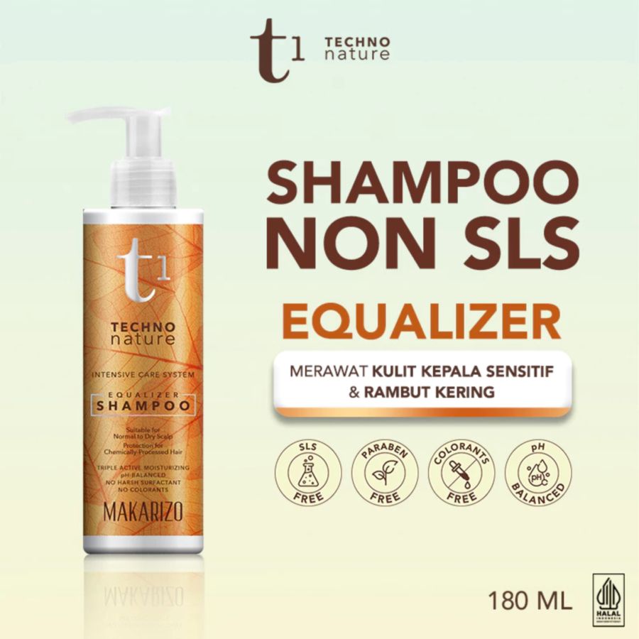 Makarizo Techno Nature Equalizer Shampoo 180ml