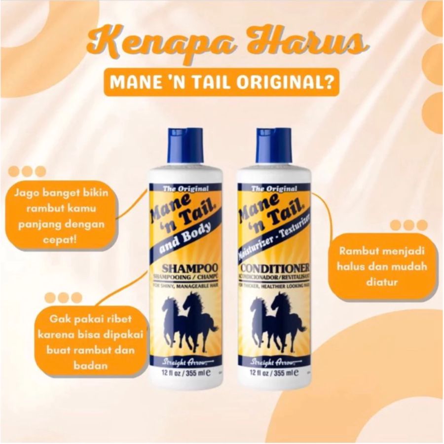 Mane N Tale the Original for Shiny & Manageable Hair Shampoo 355ml