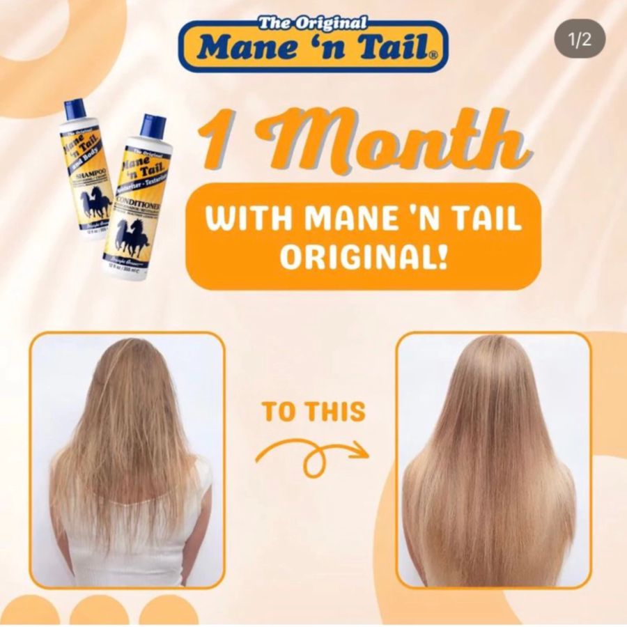 Mane N Tale the Original for Shiny & Manageable Hair Shampoo 355ml