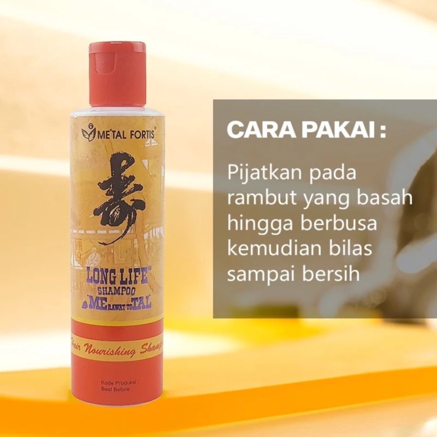 Metal Fortis Longlife Hair Nourishing Shampoo 200ml