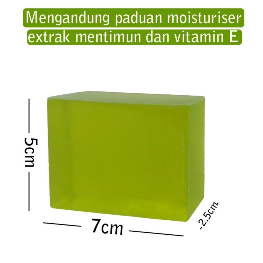 Metal Fortis with Cucumber Transparant Barsoap 85gram