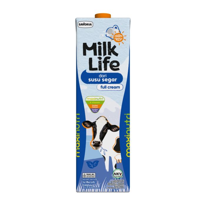 Milk Life Full Cream Susu UHT