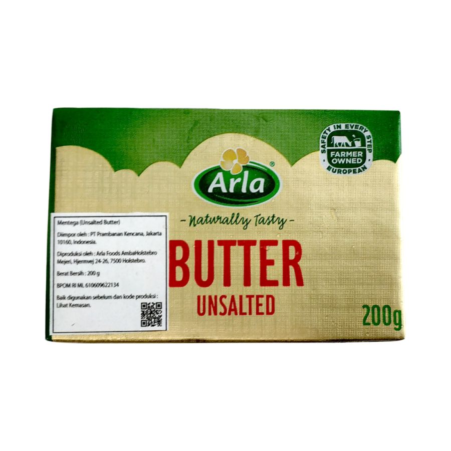 Arla Unsalted Butter 200gram